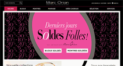 Desktop Screenshot of marc-orian.com